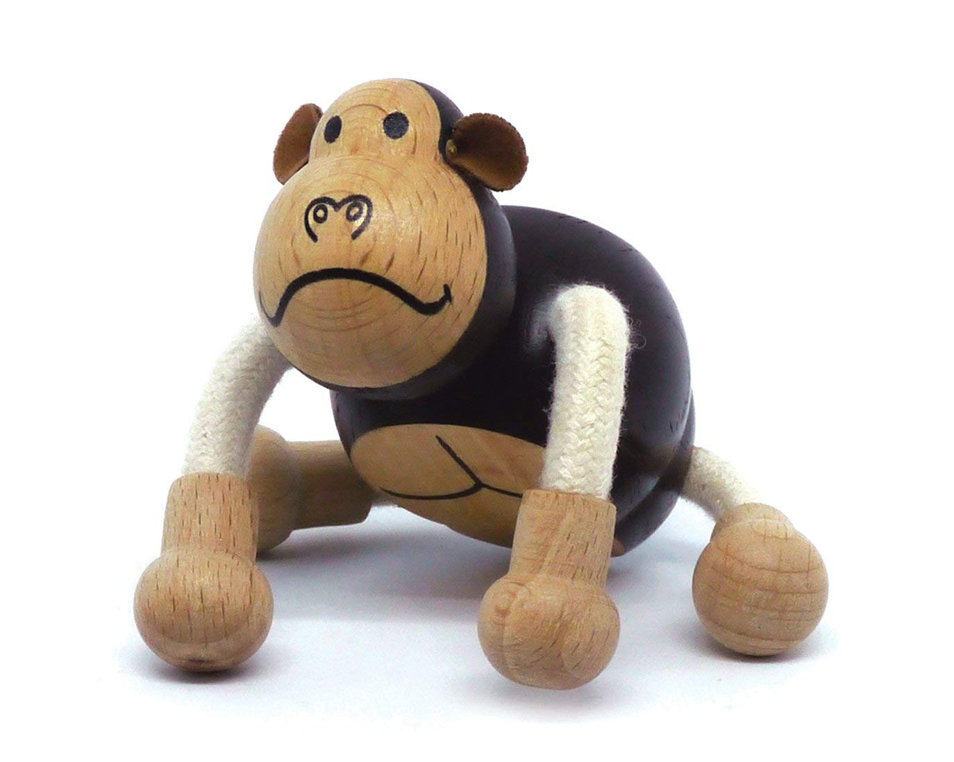 Amazon.com: Anamalz Wooden Animal Toy Gorilla for Toddlers, Fun